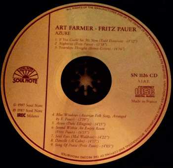 CD Art Farmer: Azure 514835