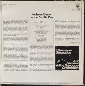 LP Art Farmer Quintet: The Time And The Place - Live Concert Performance 647635