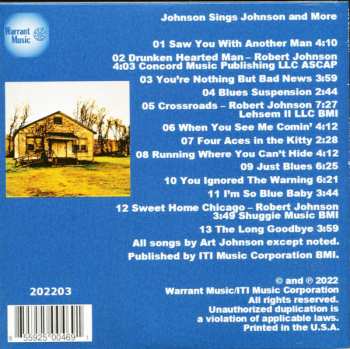 CD Art Johnson: Johnson Sings Johnson And More 572757