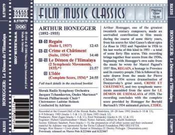 CD Arthur Honegger: Le Démon de l'Himalaya (Crime et Châtiment • Regain • L'Idée) 551847