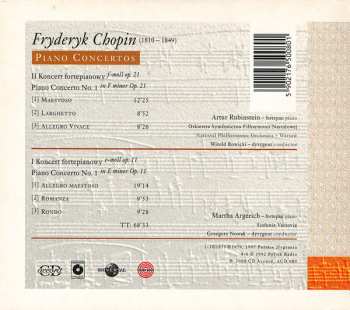 CD Arthur Rubinstein: Chopin: Piano Concertos 624263