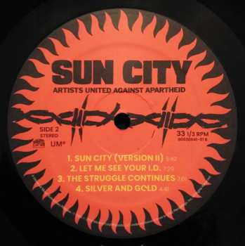 LP Artists United Against Apartheid: Sun City 574642