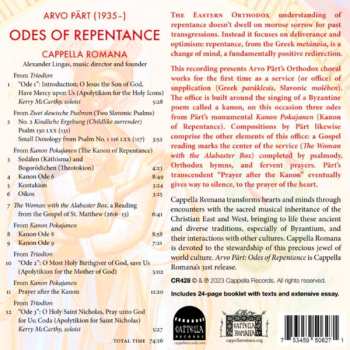 CD Arvo Pärt: Odes Of Repentance 581461