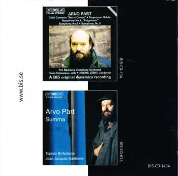 CD Arvo Pärt: Spiegel Im Spiegel 638036