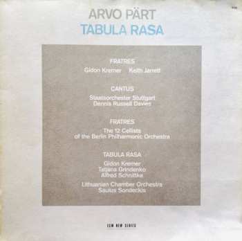 LP Arvo Pärt: Tabula Rasa 609834