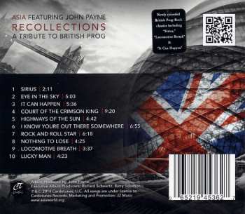 CD Asia Featuring John Payne: Recollections (A Tribute To British Prog) 300831