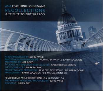 CD Asia Featuring John Payne: Recollections (A Tribute To British Prog) 300831