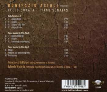 CD Francesco Galligioni: Cello Sonata; Piano Sonatas 574887