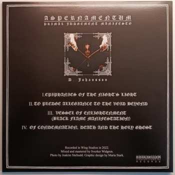 LP Aspernamentum: Primal Judgement Manifesto CLR | LTD 564616