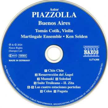 CD Astor Piazzolla: Buenos Aires 570907