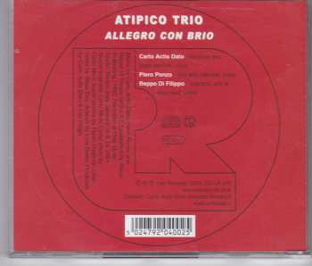 CD Atipico Trio: Allegro Con Brio 601641