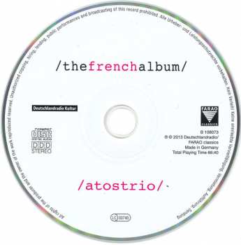 CD Atos Trio: The French Album 305310