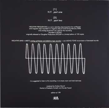 LP Atrax Morgue: Negative Frequencies LTD 607842