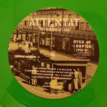 LP Attentat: Det Blir Som Det Blir CLR | LTD 496035