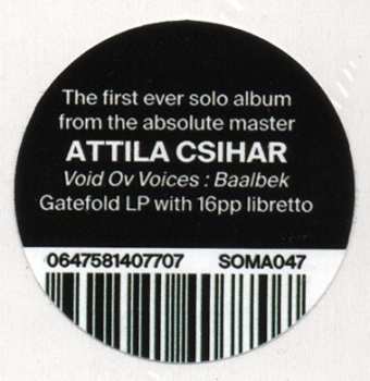 LP Attila Csihar: Void Ov Voices : Baalbek 582528