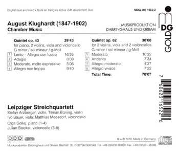 CD August Klughardt: Piano Quintet / String Quintet 548072