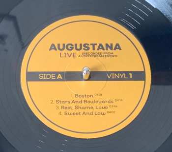 2LP Augustana: Live (Recorded From A Livestream Event) 653093