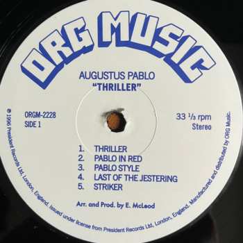 LP Augustus Pablo: Thriller 584581