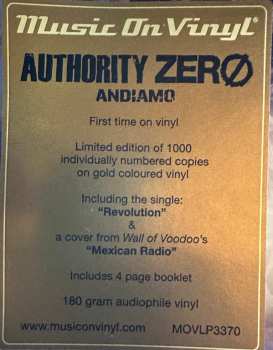 LP Authority Zero: Andiamo CLR | LTD | NUM 576459