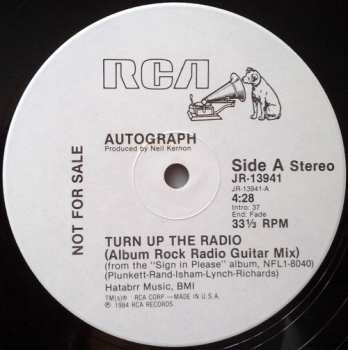 LP Autograph: Turn Up The Radio 603029