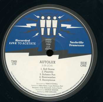 LP Autolux: Live at Third Man Records 603996