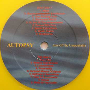 LP Autopsy: Acts Of The Unspeakable LTD | NUM | CLR 73229