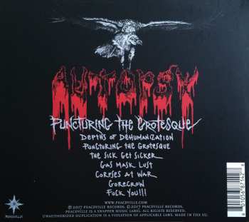 CD Autopsy: Puncturing The Grotesque DIGI 29012