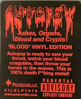 LP Autopsy: Ashes, Organs, Blood And Crypts CLR | LTD 511679