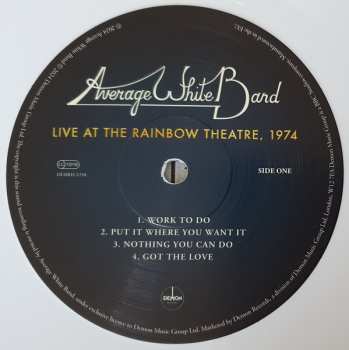 LP Average White Band: Live At The Rainbow Theatre, 1974 CLR 592506