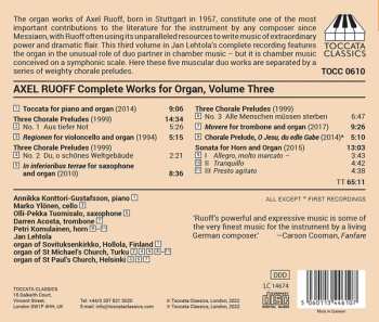 CD Jan Lehtola: Complete Works For Organ, Volume Three 557327