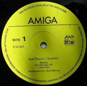 LP Axel Donner Quartett: Axel Donner Quartett 550242