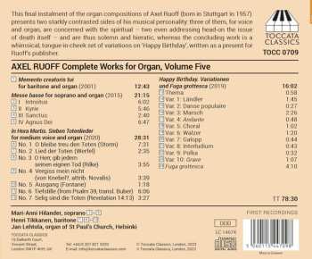 CD Jan Lehtola: Complete Works For Organ, Volume Five 568126