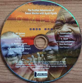 2CD Ayub Ogada: Omera: The Further Adventures of Trevor Warren with Ayub Ogada (2 CDs) 636547