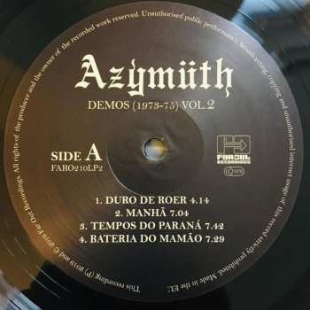 LP Azymuth: Demos (1973-75) Vol. 2 644539