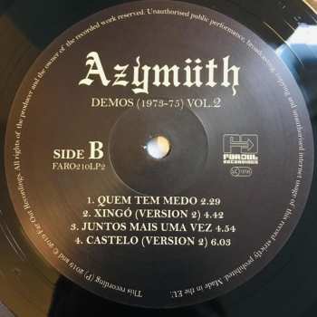 LP Azymuth: Demos (1973-75) Vol. 2 644539