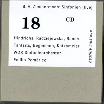 Bernd Alois Zimmermann: Sinfonien (Live)