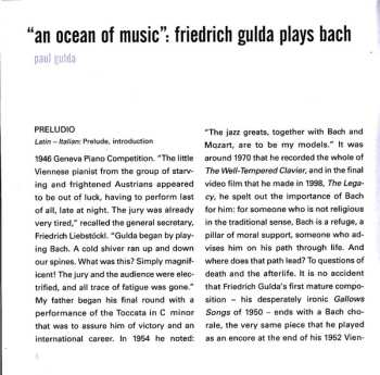 CD Johann Sebastian Bach: Gulda Plays Bach 649193