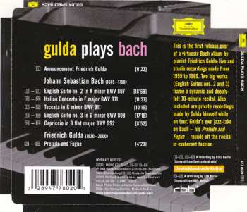 CD Johann Sebastian Bach: Gulda Plays Bach 649193