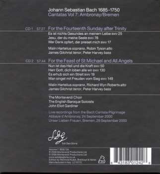 2CD Johann Sebastian Bach: Cantatas Vol. 07: Ambronay / Bremen 645774