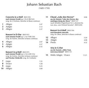 CD Johann Sebastian Bach: Bach - Anders: Barocker Glanz Aus Sachsens Residenz 659767