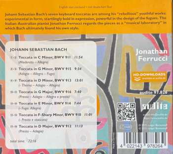 CD Johann Sebastian Bach: The Toccatas 650760