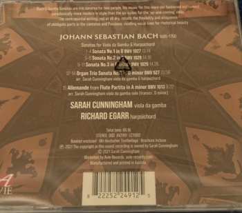 CD Johann Sebastian Bach: Bach: Sonatas For Viola Da Gamba & Harpsichord 574976