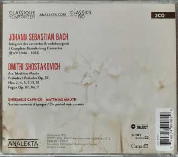 2CD Johann Sebastian Bach: Brandenburg Concertos Brandebourgeois / Preludes Op. 87 402185