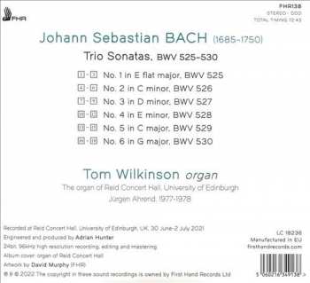 CD Johann Sebastian Bach: Trio Sonatas, BWV 525–530 439975