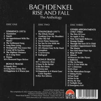 3CD Bachdenkel: Rise And Fall - The Anthology 556045