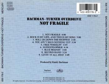 CD Bachman-Turner Overdrive: Not Fragile 583909