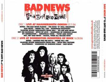 2CD Bad News: F**k Off! Bad News 261235