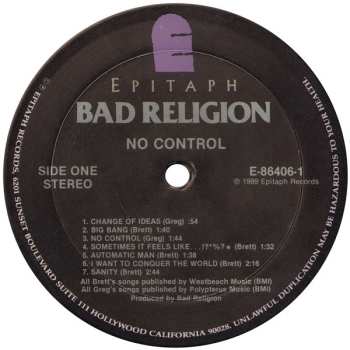 LP Bad Religion: No Control 589205