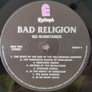 LP Bad Religion: No Substance 605075