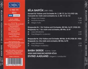 CD Baiba Skride: Violin Concerto No. 2 / Rhapsodies For Violin 113659